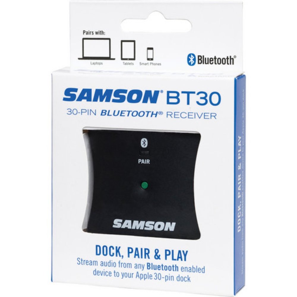 Samson BT30 30-Pin Bluetooth Adapter Receiver